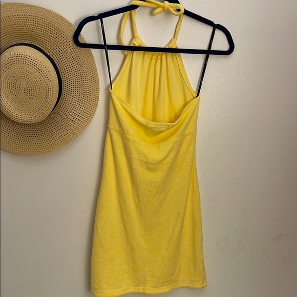 Yellow Halter Swim Cover-Up - Picture 2 of 7